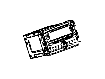 GM 25787813 Radio Assembly, Amplitude Modulation/Frequency Modulation Stereo & Clock & Audio/Vide