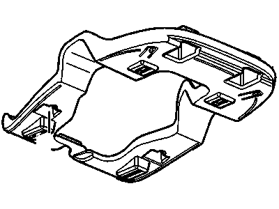GM 89023744 Retainer,Roof Console *Gray 89023744 GM Retainer,Roof Console *Gray Illustration 1 of 1