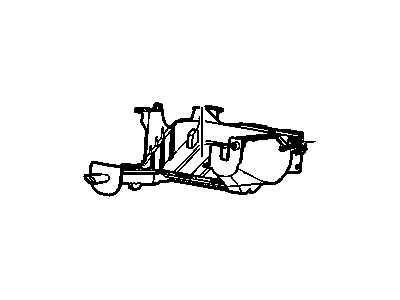 15241704 GM Cover, Heater Core (Service) Illustration 1 of 1