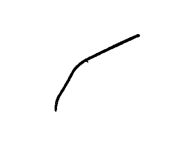 GM 19153442 Weatherstrip,Front Side Door Roof Drip