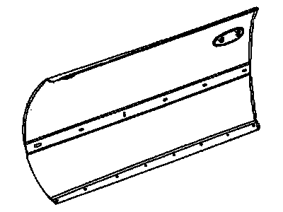 GM 25622516 Door Assembly, Front Side