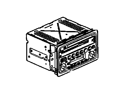 GM 10376760 Radio Asm,Amplitude Modulation/Frequency Modulation Stereo & Clock & Audio Disc Player & T/Ply