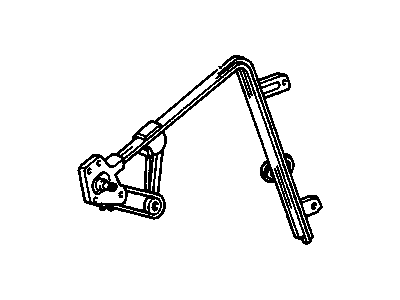 1990 Oldsmobile Calais Window Regulator - 20718370