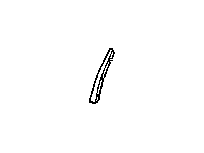 GM 22670462 Applique Assembly, Front Side Door Window Frame Rear
