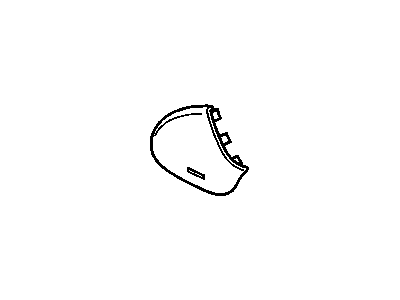 15866909 GM Grille,Radio Front Side Door Speaker Illustration 1 of 1
