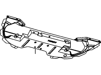 GM 25740382 Deflector Assembly, Front Air