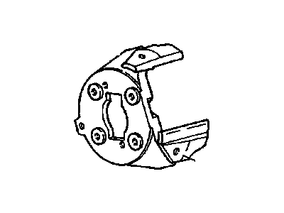 GM 15725334 Plate, Front Brake Caliper Mounting (Rh)