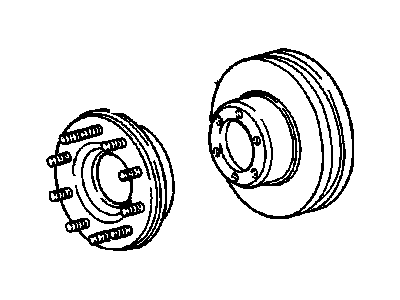 1997 Chevrolet P30 Brake Disc - 15740766