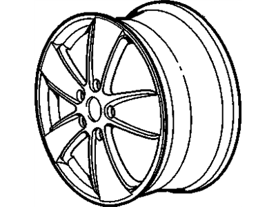 GM 92176996 Wheel Rim, 17X8