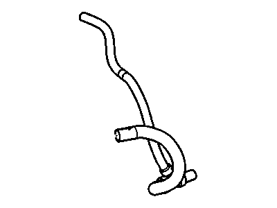 GM 15834772 Radiator SURGE TANK Outlet Hose