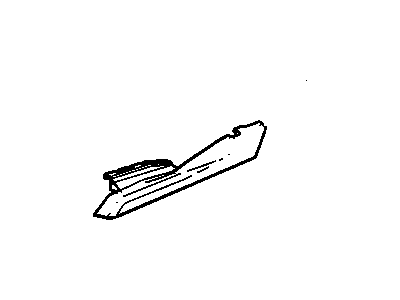 GM 95971089 Handle, Front Seat Adjuster *Jet Black