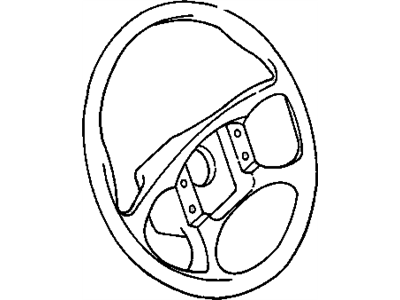 1992 Pontiac Grand Prix Steering Wheel - 16752948