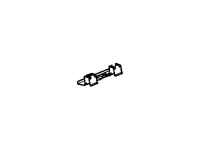 15076277 GM Bracket, Rear Side Door Sill Trim Plate Illustration 1 of 1