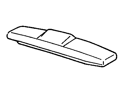 GM 25617587 TRIM, Rear Seat to Back Window Panel