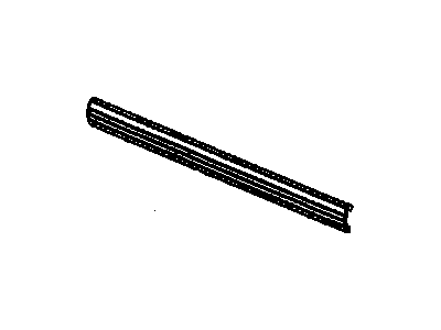 GM 15001878 Molding Assembly, Front Side Door Lower *Black