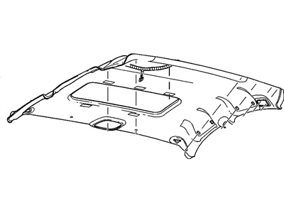 GM 12483214 PANEL, Roof Headlining