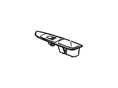 20952779 GM Bezel Assembly, Side Window Switch *Ebony Illustration 1 of 1