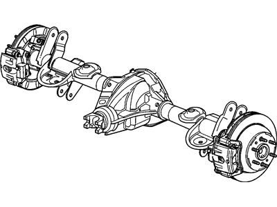 GM 15939019 Axle Assembly, Rear (3.73 Ratio)