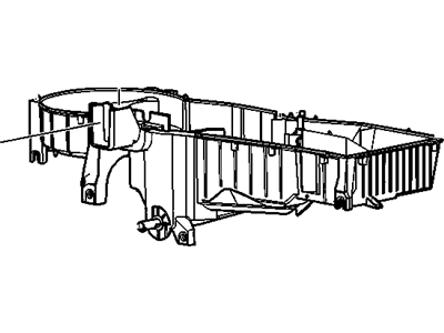 GM 15218255 Case, Heater & A/C Evaporator & Blower Lower