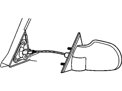 GM 15106003 Mirror Assembly, Outside Rear View