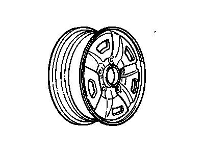 1989 Oldsmobile Cutlass Spare Wheel - 14102316