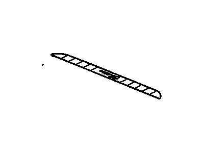 GM 15780767 Plate, Front Side Door Sill Name ("Cadillac")