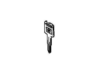 GM 96065465 Key, Blank