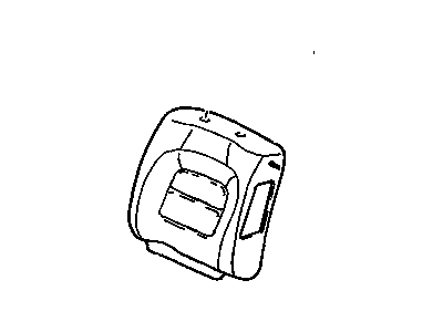 GM 89026375 COVER, Front Seat Back and Back of Back