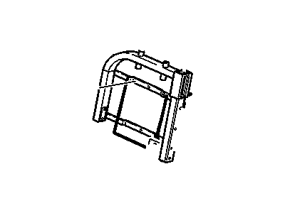 GM 88956820 Frame Asm,Driver Seat Back Cushion