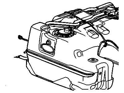 2007 Pontiac Torrent Fuel Tank - 15299696