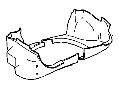 GM 12365671 CARPET, Rear Compartment Trim