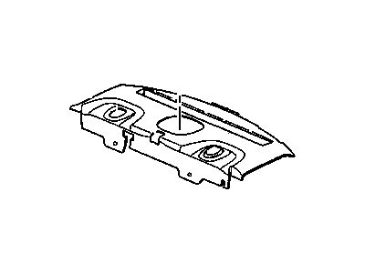 GM 15922964 Trim Assembly, Rear Window Panel *Light Ttnum