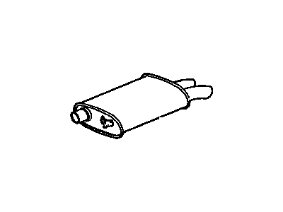 GM 22537572 Exhaust Muffler