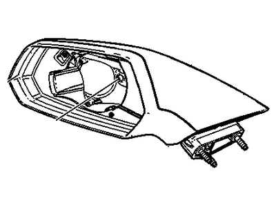 GM 22762470 Mirror Assembly, Outside Rear View (Lh) *Service Primer