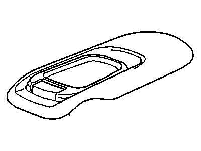 12381910 GM Door Asm,Front Floor Console *Medium Gray *Gray Illustration 1 of 1