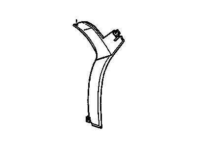 20577330 GM Windshield Garnish Molding Illustration 1 of 1