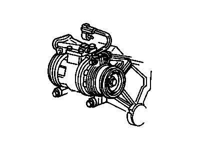 1993 Chevrolet Corvette A/C Compressor - 10243783