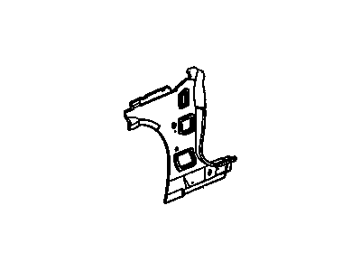 GM 12458426 Reinforcement Asm,Front Side Door Lower Hinge (Body Side)