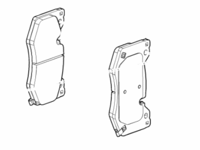 2021 Cadillac CT4 Brake Pad - 84962691