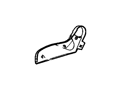 89041763 GM Cover,Driver Seat Adjuster Finish *Gray Illustration 1 of 1