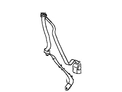 2002 Chevrolet Cavalier Seat Belt - 88950469