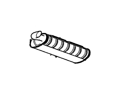 GM 20960980 Muffler Assembly, Exhaust (W/ Exhaust Pipe & Tail Pipe)