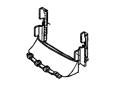 GM 10224504 Baffle, Radiator Air Lower