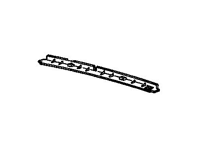 15694697 GM Molding Assembly, Rear Door Opening Frame Garnish *Dark Blue Illustration 1 of 1