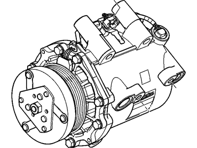 2002 Pontiac Montana A/C Compressor - 19258827