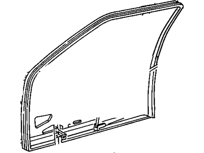 GM 10227059 Weatherstrip Assembly, Front Side Door