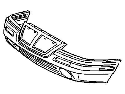 1995 Pontiac Grand Am Bumper - 22548235