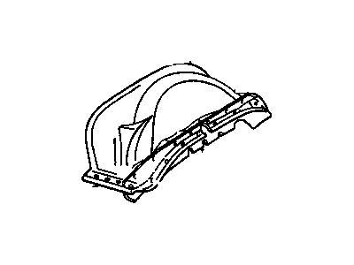 GM 14027794 Shield, Front Wheelhouse Splash, Right