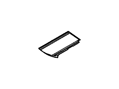 GM 15769869 Stripe, Roof Panel Center *Silver Metal