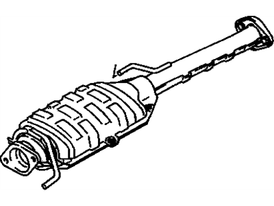 1994 Chevrolet Tracker Catalytic Converter - 91175333